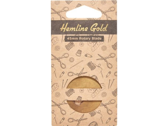 Hemline Gold 45mm Messing blad