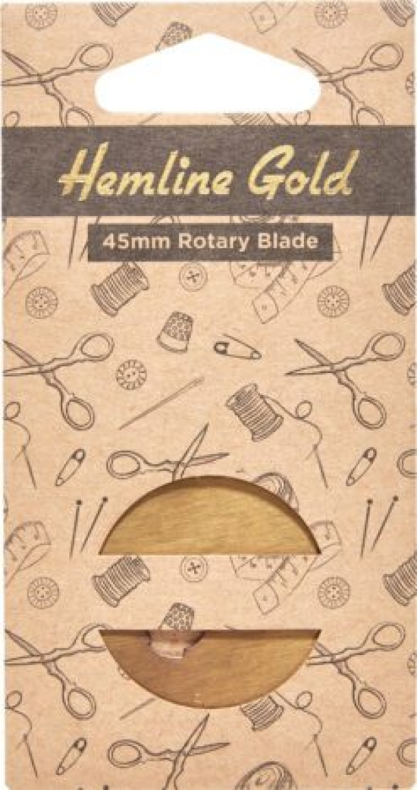 Hemline Gold 45mm Messing blad