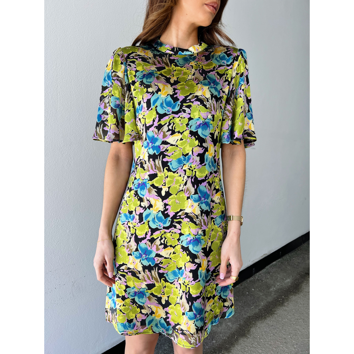 Floria Dress in Lemon main image 1