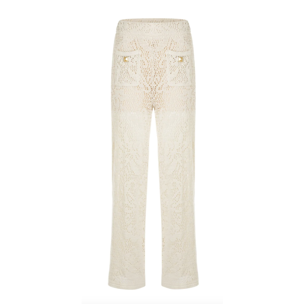 Cameron Flower Crochet Pants | Cameron Flower Crochet Pants fra Cambio