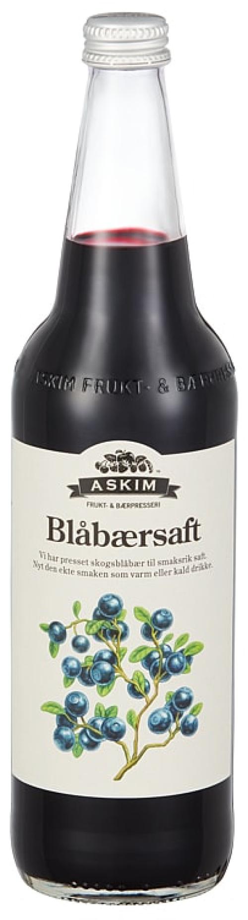 Blåbærsaft 0,7L Askim