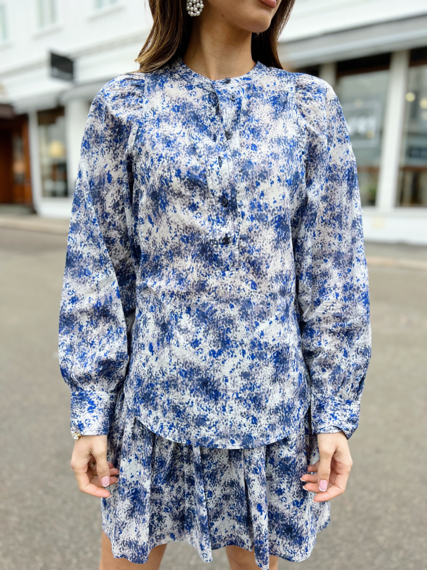 Freesia Blouse - Peacoat - Image 1