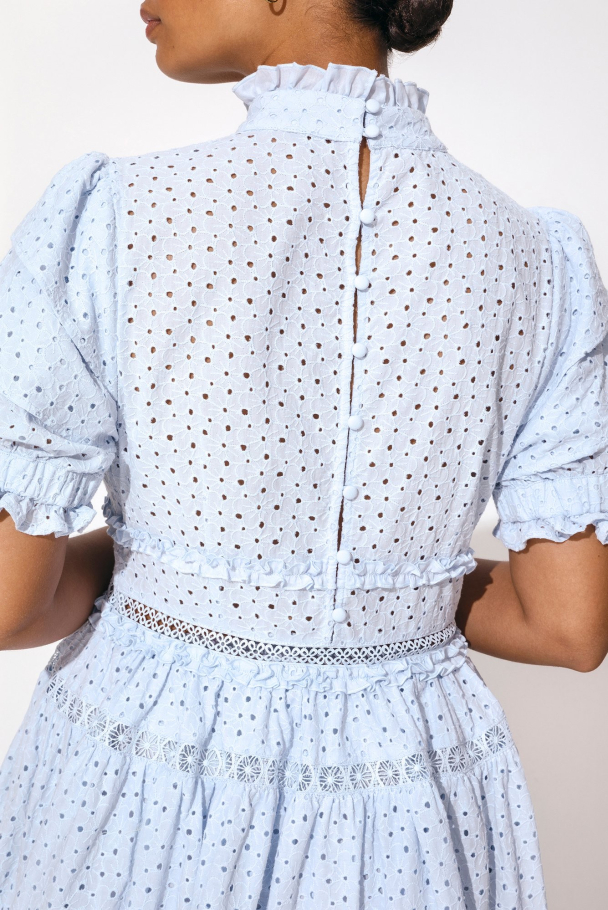 BY MALINA Iro Mini Lace Dress - Image 5