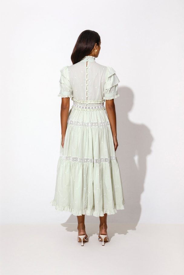 BY MALINA Iro Maxi Lace Dress - Image 2