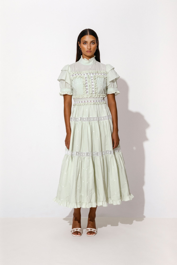 BY MALINA Iro Maxi Lace Dress - Image 3