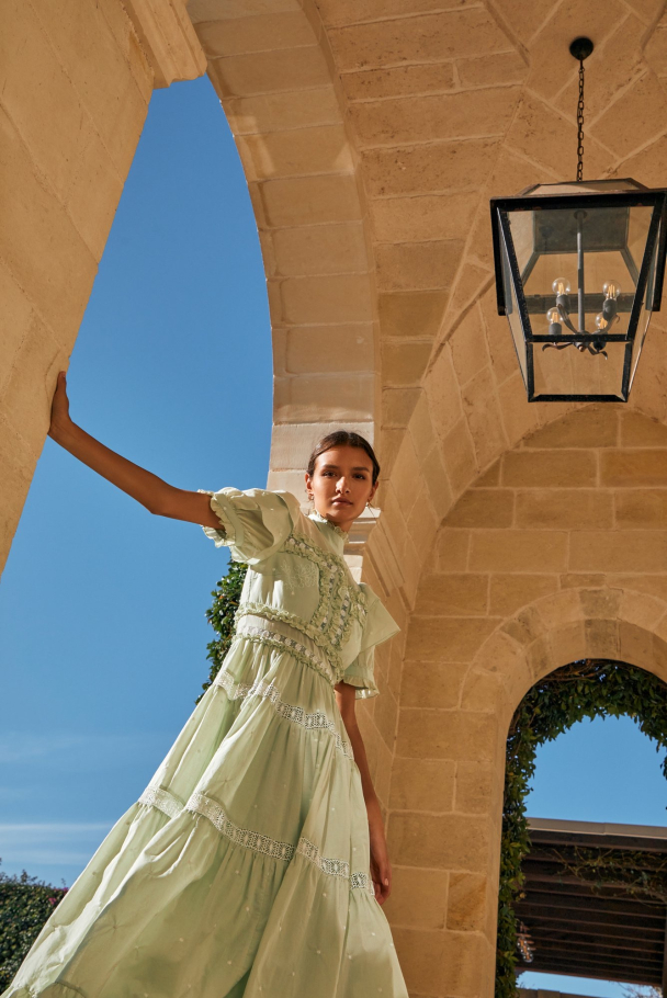 BY MALINA Iro Maxi Lace Dress - Image 4