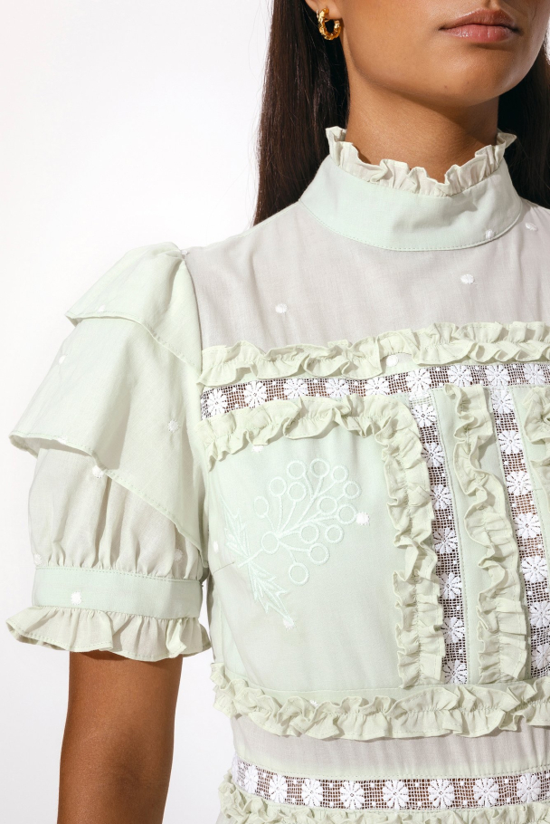 BY MALINA Iro Maxi Lace Dress - Image 6