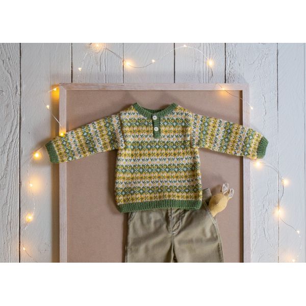 175-38 Mønstret genser av Tradi Merino