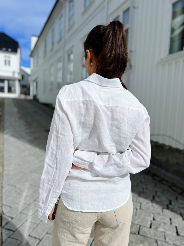 Lucas F Linen Summertime - White  - Image 3