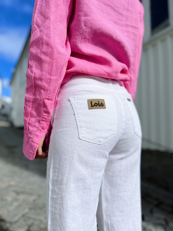 Culotte Linen Color - White - Image 2