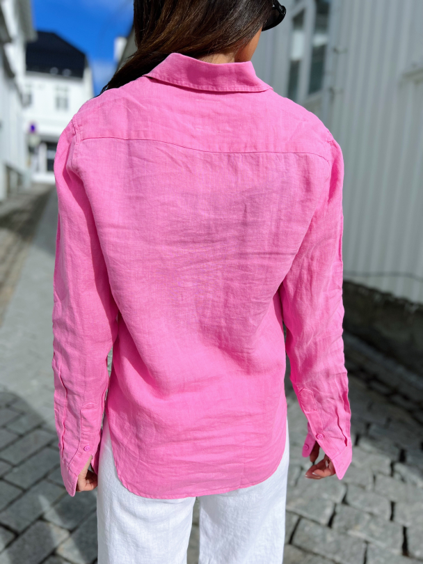 Lucas F Linen Summertime - Azalea Pink  - Image 6