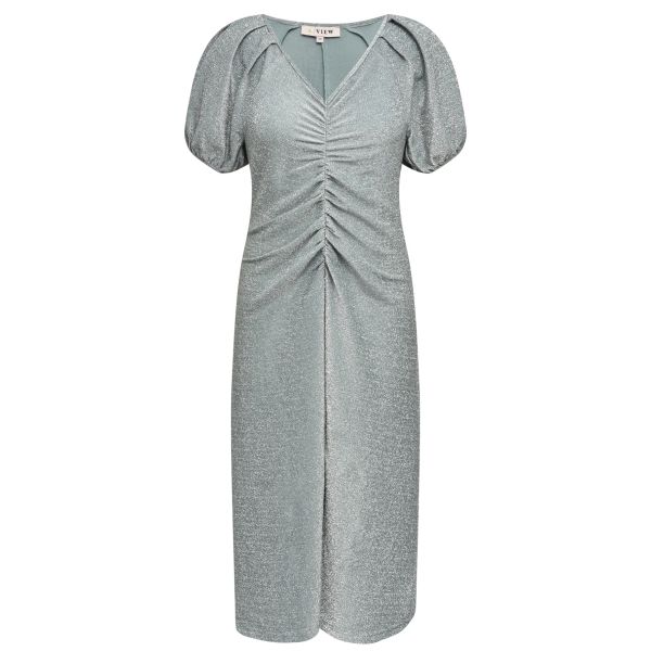 Eva Short Sleeve Dress - Turquise