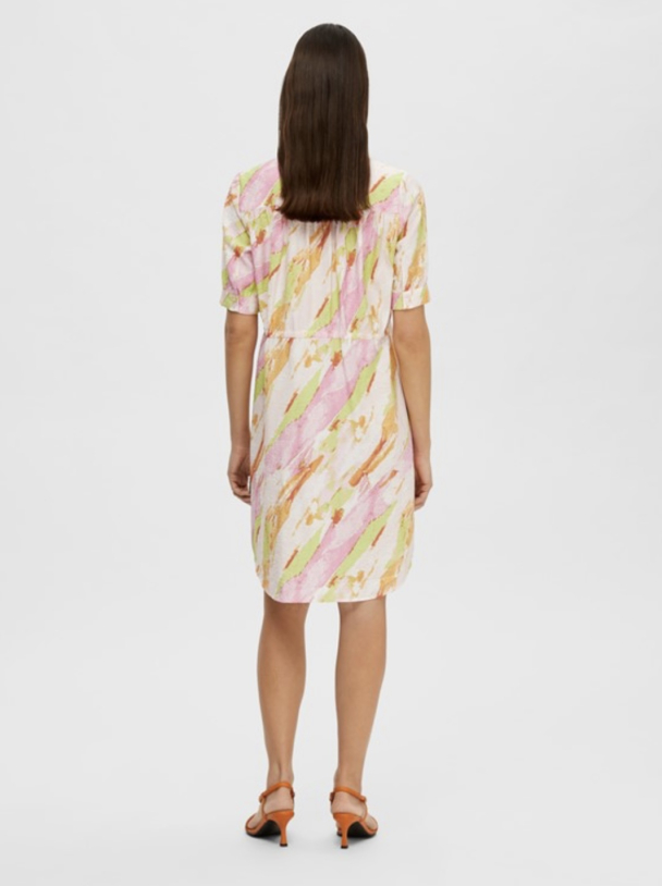 Aurelia-Damina 2/4 Short Dress - Blushing Bride  - Image 2