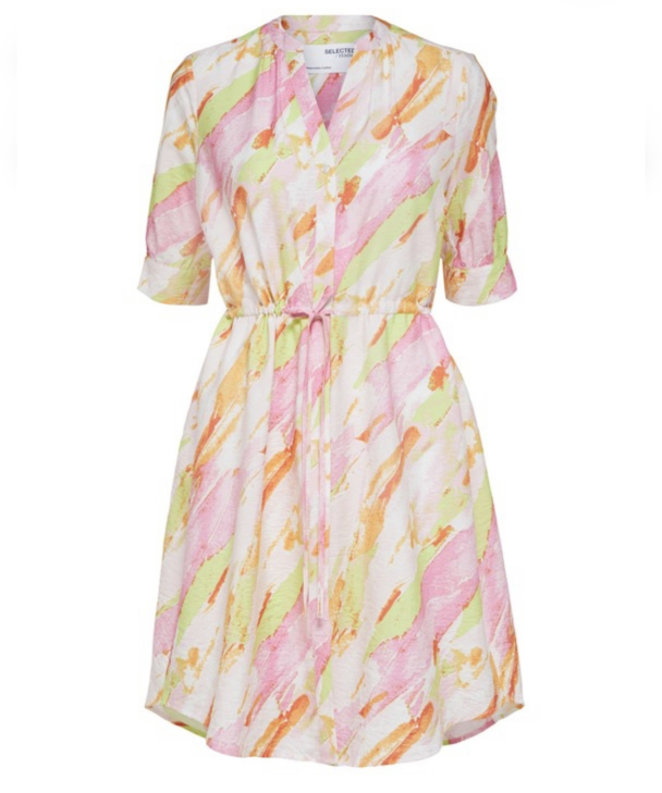Aurelia-Damina 2/4 Short Dress - Blushing Bride  - Image 1