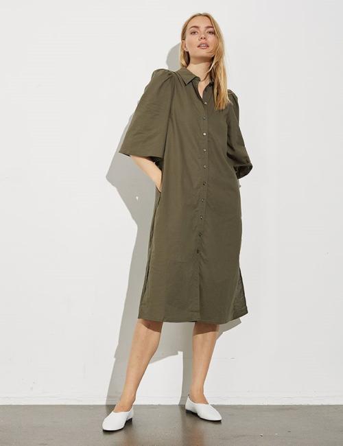 Akoto-M Dress - Dusty Olive