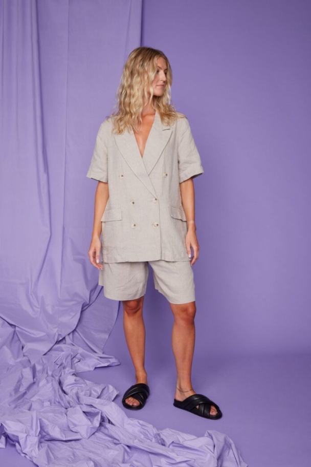 LINE OF OSLO Juniper Linen Shirt - Image 2