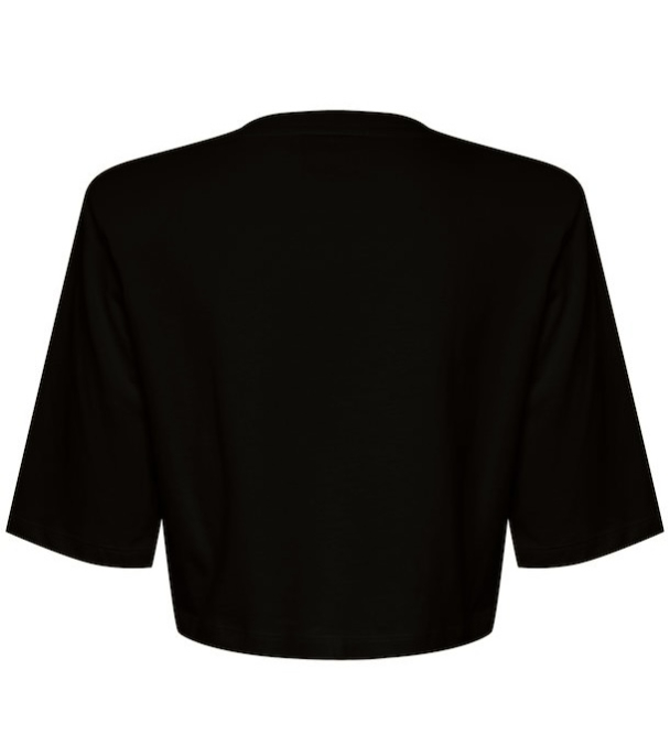 Jory Cropped Tee - Black  - Image 4