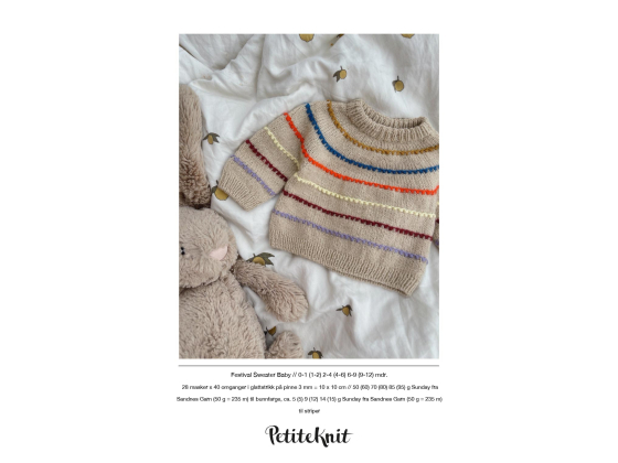 PetiteKnit - Festival Sweater Baby