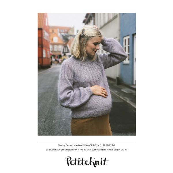 PetiteKnit - Sunday Sweater, Mohair Edition