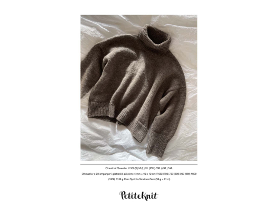 PetiteKnit - Chestnut Sweater