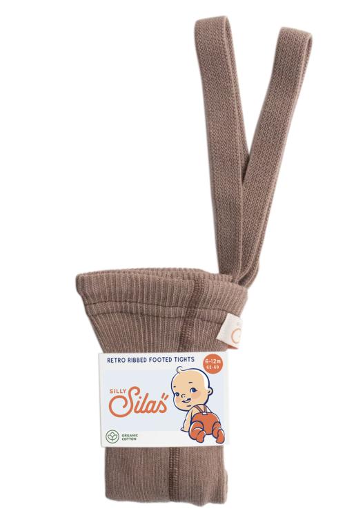 Silly Silas | Tights Footed - Granola