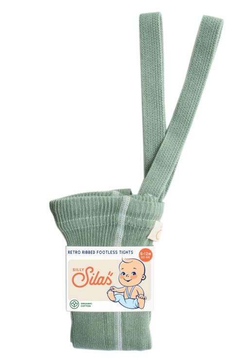 Silly Silas | Footless Tights - Matcha Latte