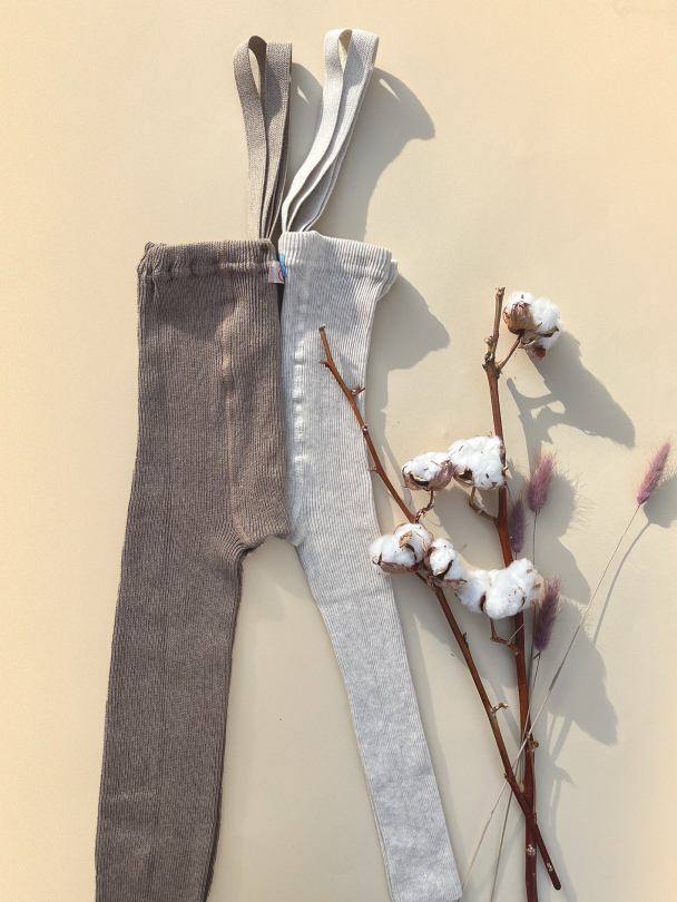 Footless Roomy Tights - Peanut Blend - Image 4