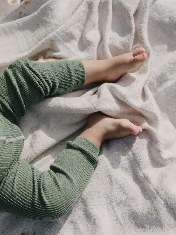 Footless Tights - Matcha Latte - Image 9