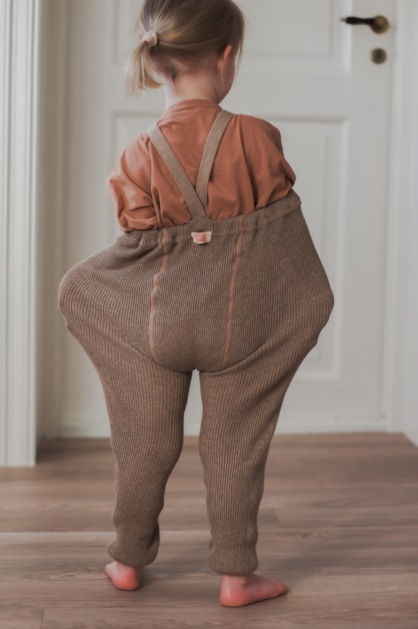 Footless Roomy Tights - Peanut Blend - Image 12