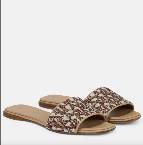 Fridac Sandals w/monogram | Fridac Sleek Sandals w/monogram fra Max Mara