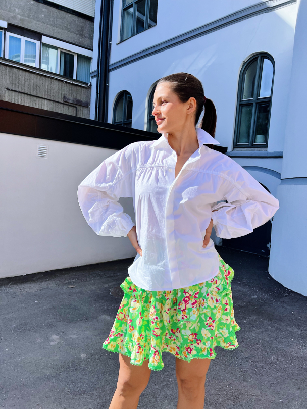 Uria Skirt - Poison Green/ Uria - Image 4