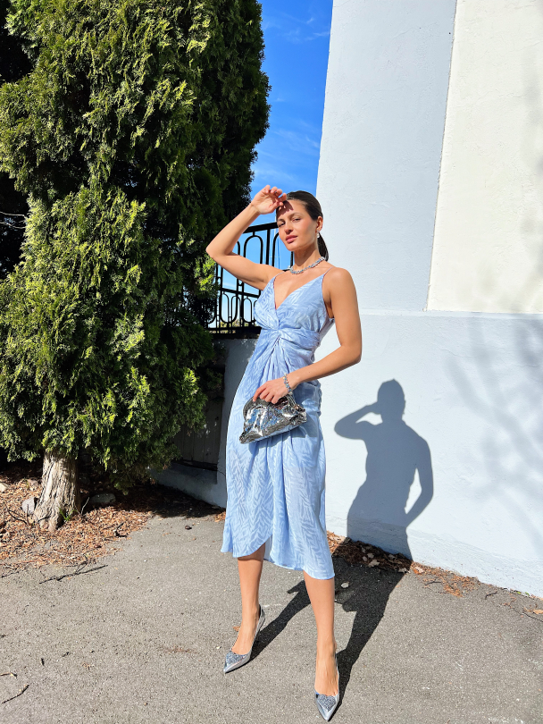 Barí Dress - Brunnera Blue  - Image 4