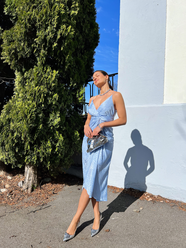 Barí Dress - Brunnera Blue  - Image 5