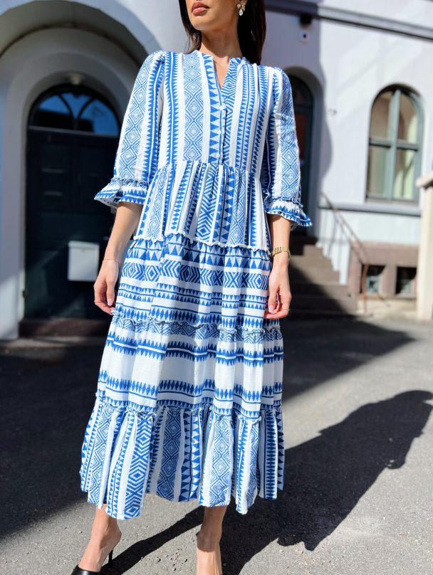 Sanine 3/4 Midi Dress - Bitch/ Olympia - Image 1