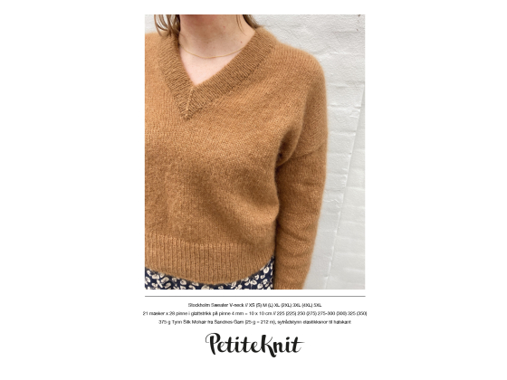 PetiteKnit - Stockholm Sweater V-Neck