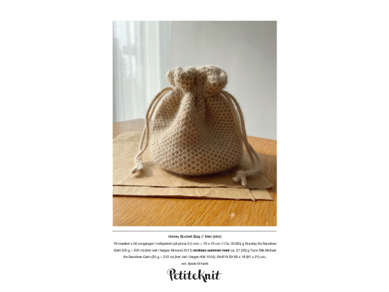 PetiteKnit - Honey Bucket Bag