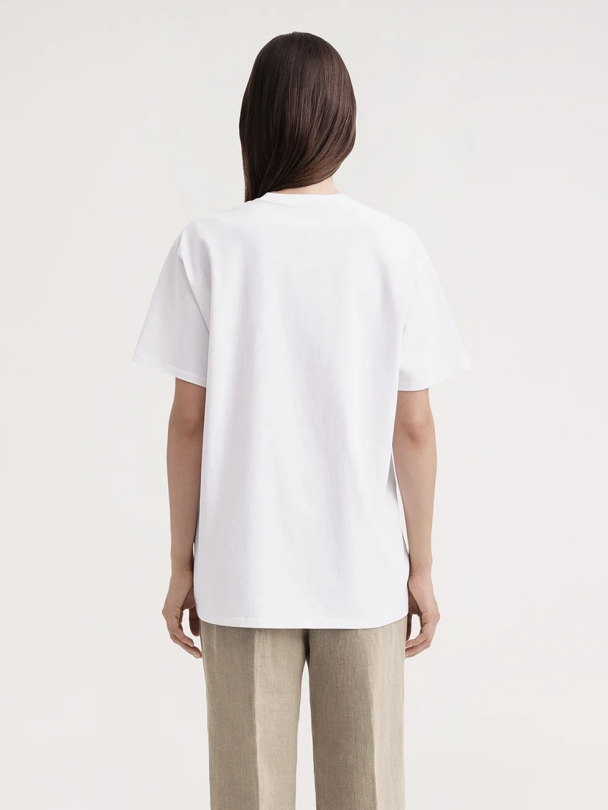 Straight Cotton Tee - Image 3