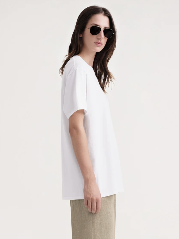 Straight Cotton Tee - Image 4
