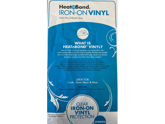 Heat n Bond Iron on vinyl