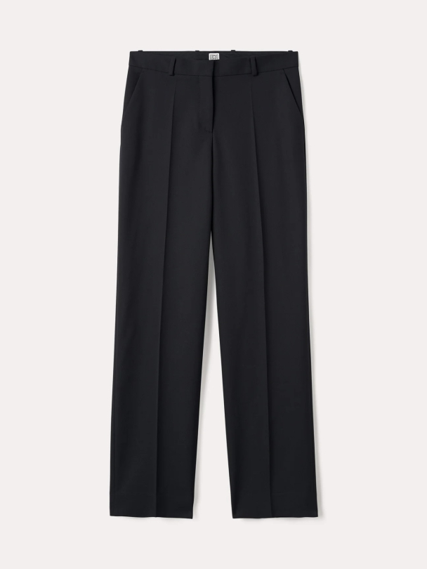 Mid-Waist Straight Trousers - Image 5