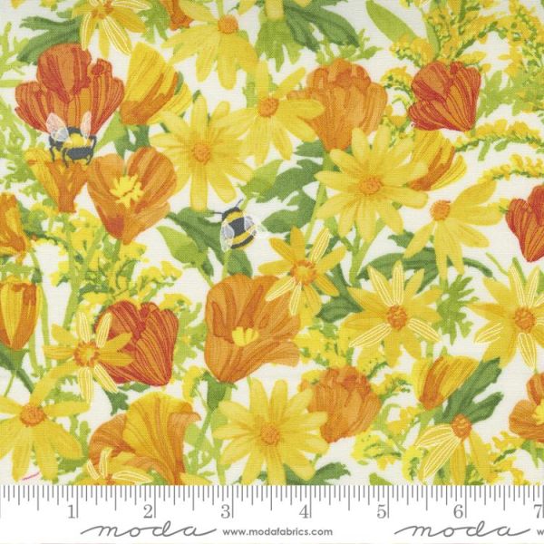 Wild blossoms yellow floral