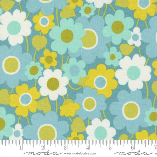 Flower power turquoise