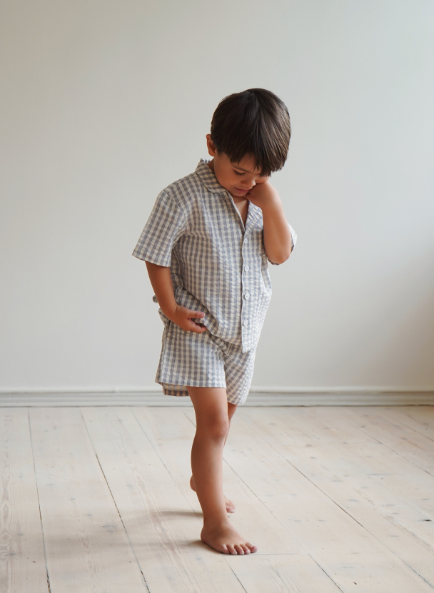 Kim SS Shirt - Sleet Check - Image 2