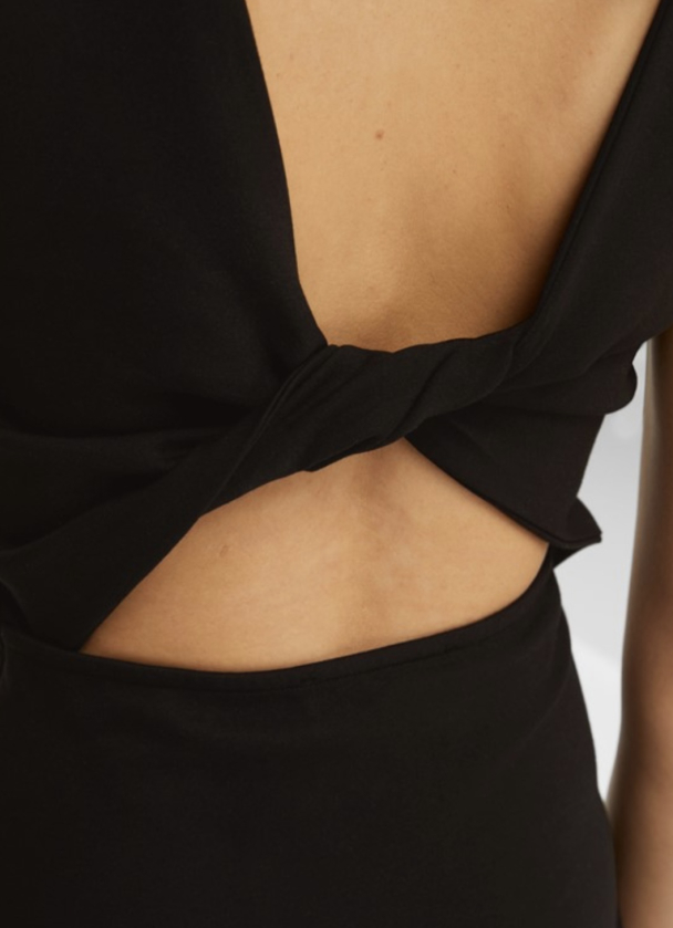 Manola Midi Coutout Dress - Black  - Image 2