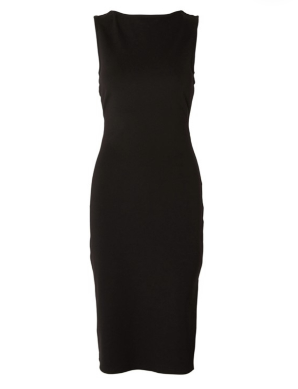 Manola Midi Coutout Dress - Black  - Image 5