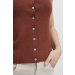 PZSARA Brown Top
