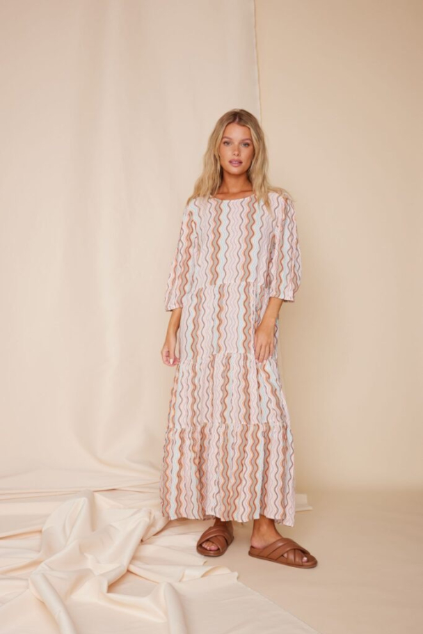 LINE OF OSLO Libby Stripe Dress - Image 3