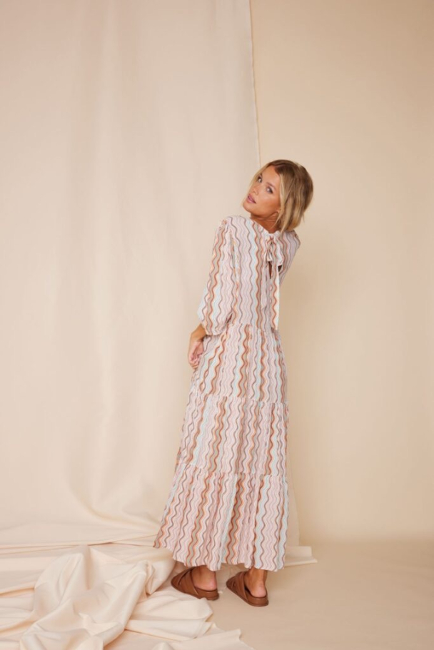 LINE OF OSLO Libby Stripe Dress - Image 1