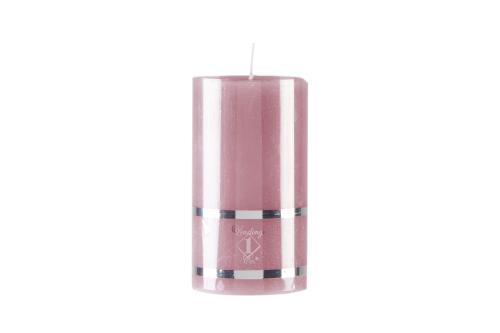 Kubbelys - mørk gammel rosa
