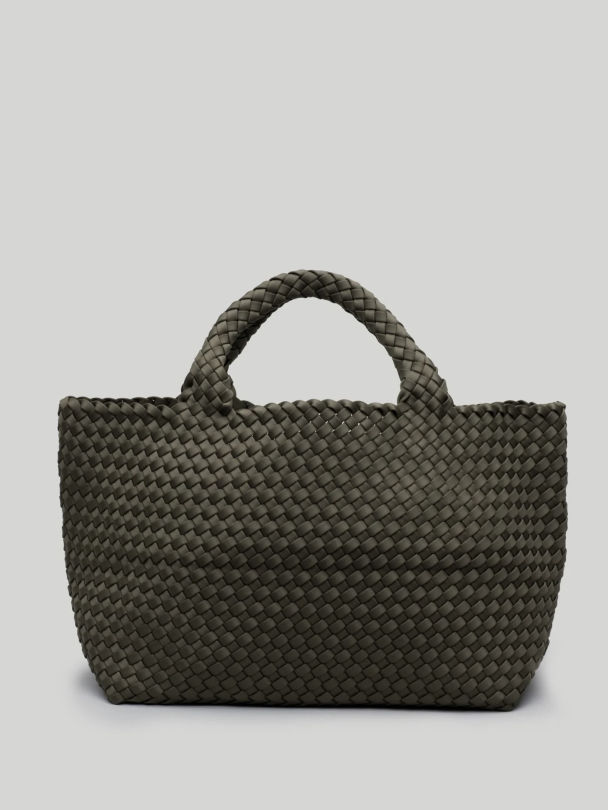 St. Barths Medium Tote Olive - Image 1
